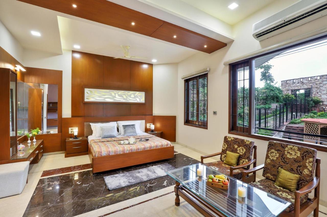 Stayvista'S Prakriti Farms With Outdoor Pool, Complimentary Breakfast And Hi-Tea Udaipur Exterior foto