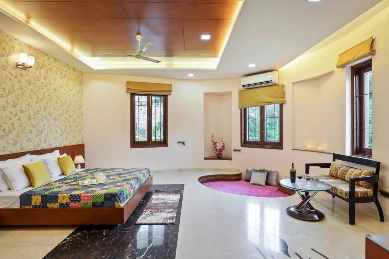 Stayvista'S Prakriti Farms With Outdoor Pool, Complimentary Breakfast And Hi-Tea Udaipur Exterior foto